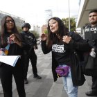 Las hijas fuero custodiadas por uniformados de la Policía Nacional