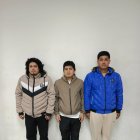 Dos de los sujetos registran antecedentes penales