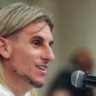 Sebastián Beccacece, en rueda de prensa este 7 de septiembre.
