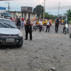 Los afectados estaban a bordo de este vehículo cuando fueron atacados.