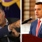 Rafael Correa le respondió con 'mijín' al presidente Noboa.