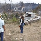 El lugar se incendió porque tenía productos químicos en su interior.