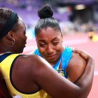 Juleisiy Angulo no aguantó la emoción y rompió en llanto tras escucharse desiganada como campeona mundial.