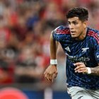 El ecuatoriano Hincapié sumó sus primeros minutos con Arsenal en la UEFA Champions League.