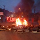 Manifestantes cerraron por dos horas la vía Manabí - Guayas, en territorio de la parroquia Pedro Pablo Gómez, del cantón Jipijapa.