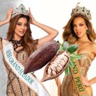 La ecuatoriana Samantha Quenedit y la peruana Flavia López