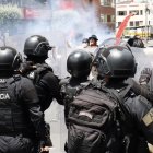 En Quito se registraron enfrentamientos durante una marcha contra el Gobierno Nacional.