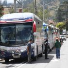 Los buses que transporten manifestantes serán sancionados.