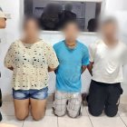 Los aprehendidos fueron dos hombres y una mujer.