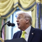 Donald Trump, presidente de los Estados Unidos, un de los tres países, junto a México y Canadá, que albergará la Copa del Mundo 2026.