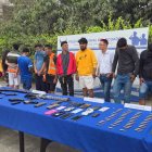 Once personas fueron detenidas.