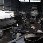 El incendio consumió tres embarcaciones.