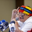 El líder del movimiento indígena se encuentra en la Amazonía en asambleas extraordinarias con otros líderes.