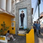 Mural de Jose Gregorio Hernández en Caracas, Venezuela.