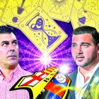 Ismael Rescalvo, entrenador de Barcelona; y Antonio Álvarez, presidente de los toreros.