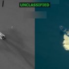 Imagen referencial de bombardeos de EE. UU. a embarcaciones en la costa Atlántico.