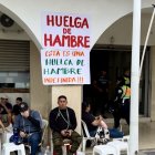 Los agentes de tránsito de Manta protagonizan una huelga de hambre indefinida