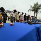 La Policía Nacional presentó las evidencias incautadas durante el operativo.