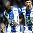 Enner Valencia y su festejo tras marcar el segundo gol ante Toluca.