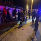 Agentes de la Policía Nacional realizan un operativo en el sector Nueva Esperanza tras el crimen de "Nobita".