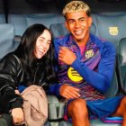 Nicki Nicole ya acudido hasta al mismo banquillo con Yamal en los partidos.