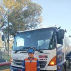 Diego Israel Toapanta Cando conducía el tanquero cargado de GLP.