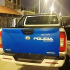 Este patrullero fue atacado por sujetos que se movilizaban en motocicletas en el norte de Machala