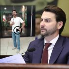 El presidente de la Asamblea no se ha pronunciado sobre el video que se ha vuelto viral en redes sociales.