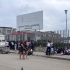 Los cuerpos de los reos fueron llevados al instituto forense de Machala.