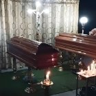 El funeral se hizo luego de un día del hallazgo de los cadáveres en Yamanunka, Shushufindi.