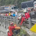 El hecho se produjo en el kilómetro 19 de la vía Alóag - Santo Domingo.