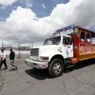 La Melosa es una de las chivas más antiguas y más grandes que circulan por Quito.