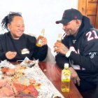 Katty Hurtado y su hijo Michael Morales compartiendo en Estados Unidos.