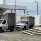 Los cadáveres de padre, madre e hijo fueron trasladados al Centro Forense de Manta