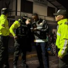 Los policías del sector dialogaron con los moradores un día después del crimen.