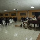 Los restos del estudiante asesinado fueron velados en la casa barrial de La Lucha de Los Pobres Alta.