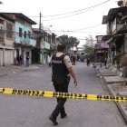 Operativo policial en Pascuales tras un hecho violento en la cooperativa 28 de Agosto.