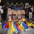 Familiares protestaron en el sitio donde los menores fueron detenidos por los militares antes de su muerte.