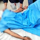 El presunto hampón que fue herido en su pierna derecha se recupera en un hospital, con custodia policial.