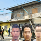 La vivienda donde se registró la masacre de los cuatro hermanos.