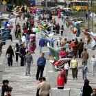 El hecho ocurrió en plena zona financiera de la capital