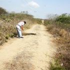En este lugar se encontró el cuerpo calcinado