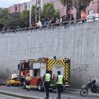 Motociclista murió tras choque con un taxi en la Mariscal Sucre.