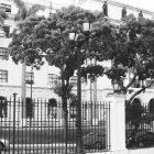 Cerca del Palacio de Miraflores se escucharon varias detonaciones.