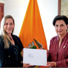 Andrea González recibió cartas credenciales y se oficializó su misión en Bélgica