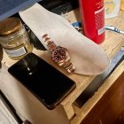 Este reloj valuado en 14 mil dólares fue hallado en la casa del sospechoso.