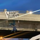 El monigote fue encontrado colgado en la madrugada del viernes 16 de enero.