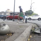 En este punto del centro de Guayaquil ocurrió un enfrentamiento armado.