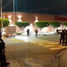 Escena del crimen en la avenida Ernesto Albán Mosquera, sur de Guayaquil.