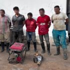 Los sospechosos fueron presentados ante las autoridades competentes.